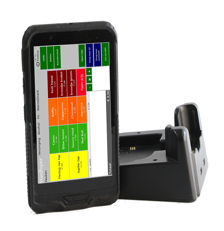 handheld met houder