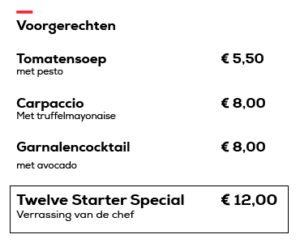 Voorgerechten Vrijstaand